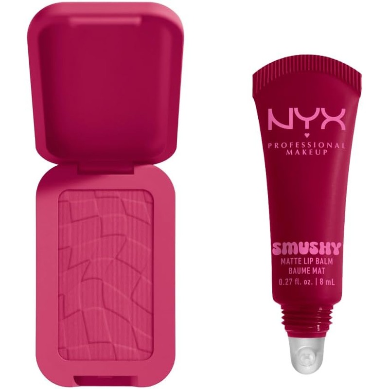 NYX Professional Makeup Smushy Matte Balsamo labial, Tono Squizze n