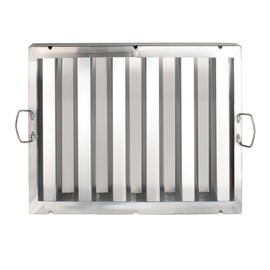 TrueCraftware- 25" W x 20" H Stainless Steel Commercial Kitchen Hood Filter - Restaurant Hood Filters Range Hood Filter Range Hood Baffle Grease Filter for Restaurant Kitchen Exhaust Hoods