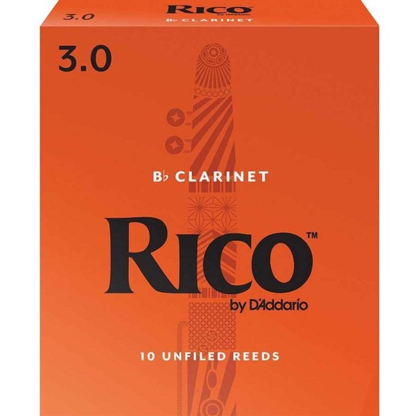 Rico Bb Clarinet Reeds Box of 10 3