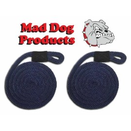 Mad Dog Navy Blue Fender Line - 3/8" x 5' - Sold in Pairs - Made in the USA