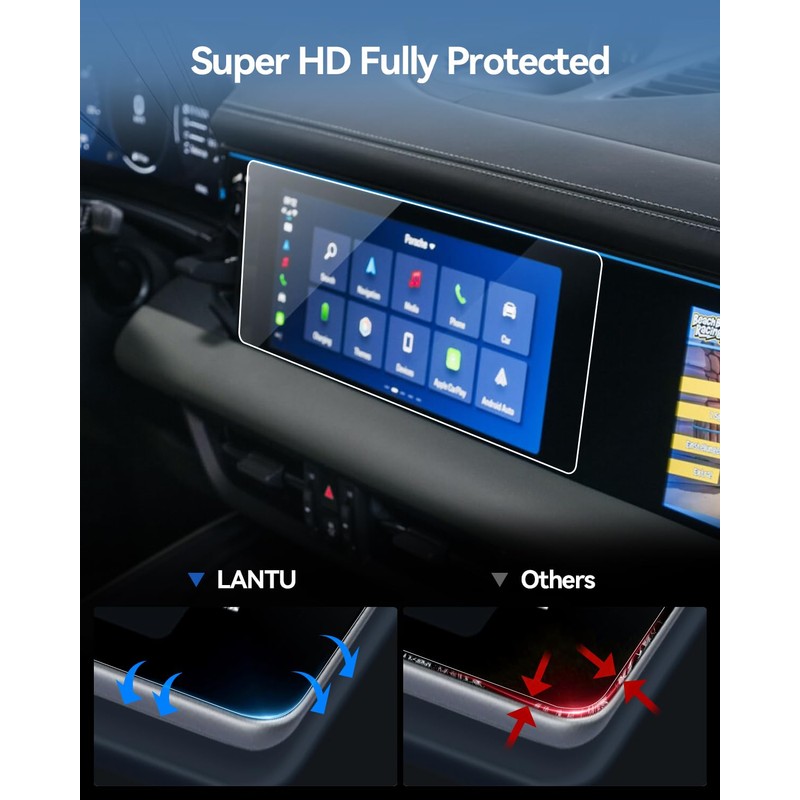 LANTU 6PCS Car Screen Protector for 2025 Santa Fe (SE/SEL/XRT/Limited/Calligraphy)