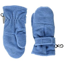Sterntaler Unisex Baby Mittens Cold Weather Gloves, Medium Blue Mel.