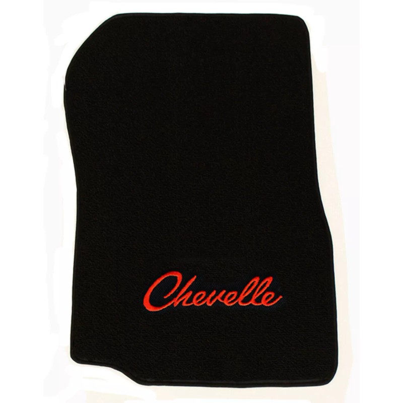 AFM NEW! 1968 - 1972 CHEVELLE Floor Mats Black Carpet