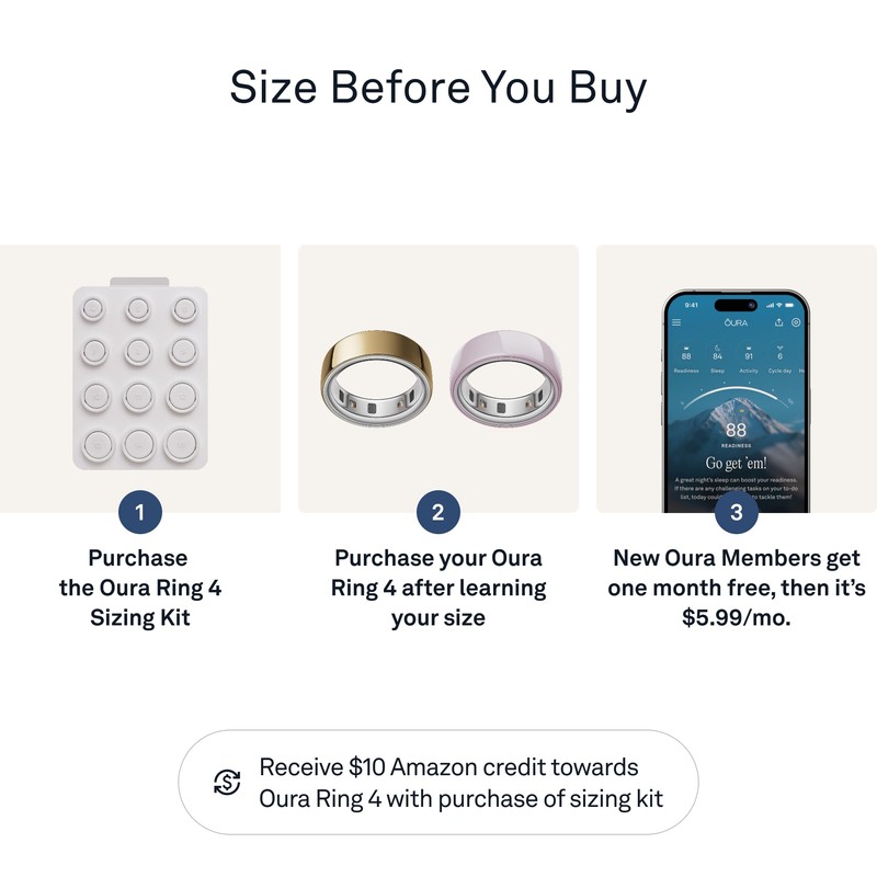 Oura Ring 4 Sizing Kit - Size Before You Buy