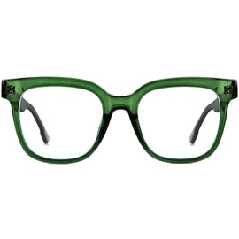 DUCO Superlight Blue Light Blocking Computer Reading and Gaming Eyewear Glasses,Anti Blue Light 100% UV Protection DC5210 (Transparent Green)