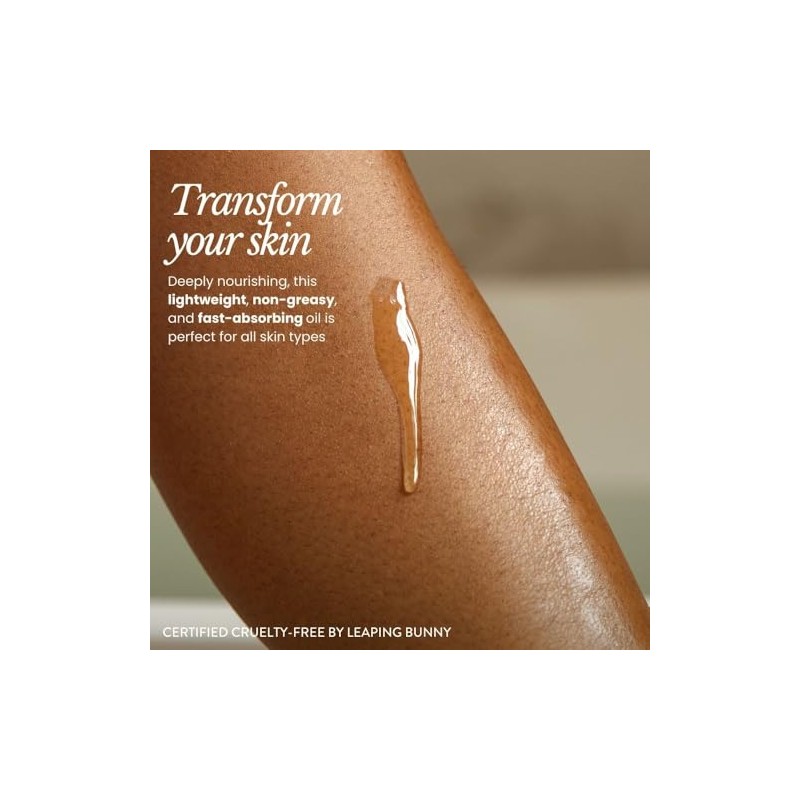 BARE BOTANICS Aceite Corporal De Almendras Dulces 100 Puro, 473