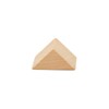 Triangle Wood Building Blocks 1-1/8-inch, Pack of 25 Unfinished Wood