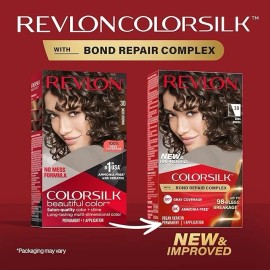 Revlon Color Silk with Bond Repair Complex, #30 Dark Brown (Pack of 2)