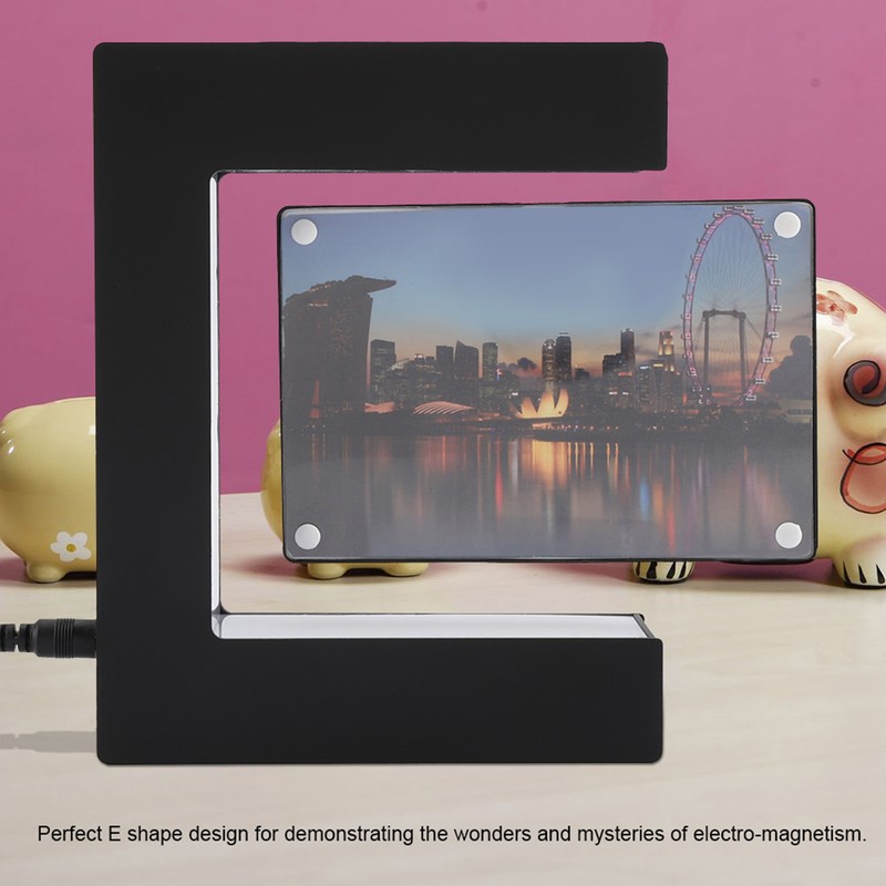 LED Magnetic Levitation Photo Frame Home Office Wedding Decoration