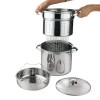 Mainstays Stainless Steel 8 Quart Multi-Cooker with Lid
