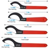 Mdvora Coilover Spanner Wrench Set, 4pcs, Alloy Steel, Rubber