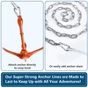 Anchor Rope 50 Ft, Premium Solid Braid MFP Anchor Line