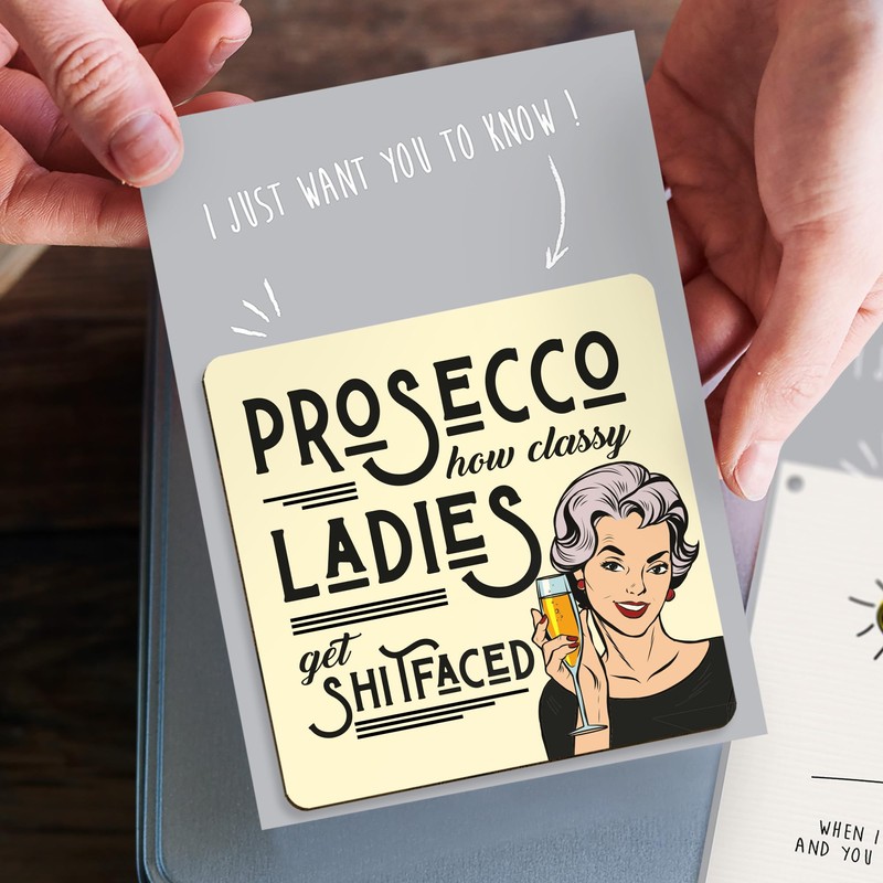 Dorothy Spring Quirky and Sassy Coaster with Funny Prosecco Quote