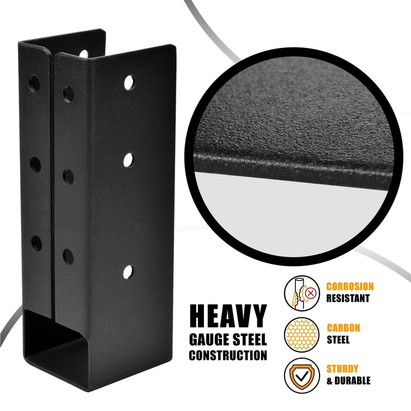 24 Pcs Upgraded Concealed Beam Hangers, 2"x4" Outdoor Concealed Flange,