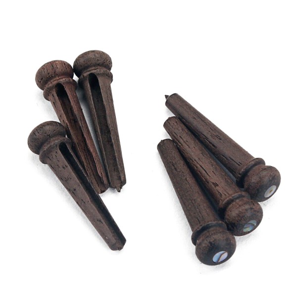 Unbranded 6 PCS New Rosewood Guitar Bridge Nails String Pins
