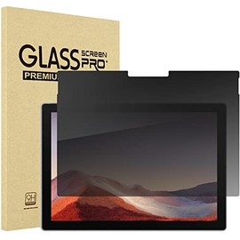 ProCase Privacy Screen Protector for Surface Pro 7 Plus, Pro 7, Pro 6, Pro 5, Pro 4, Tempered Glass Dark Anti-Spy Screen Film Guard for 12.3 Inch Surface Pro 7+/7/6/5/4