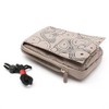 DFV mobile - Multi-Functional Vertical Stripes Pouch Bag Case Zipper