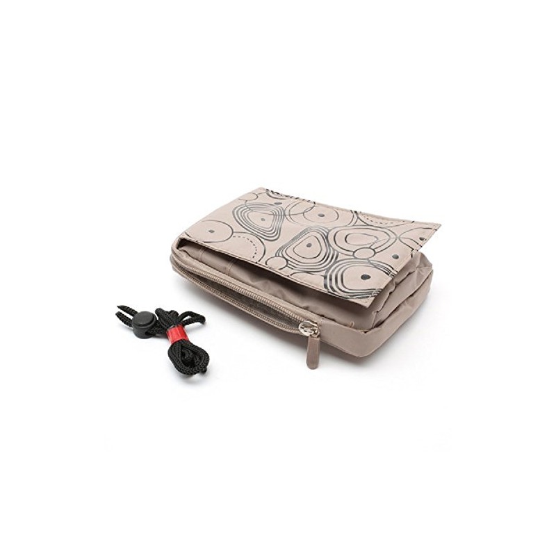 DFV mobile - Multi-Functional Vertical Stripes Pouch Bag Case Zipper