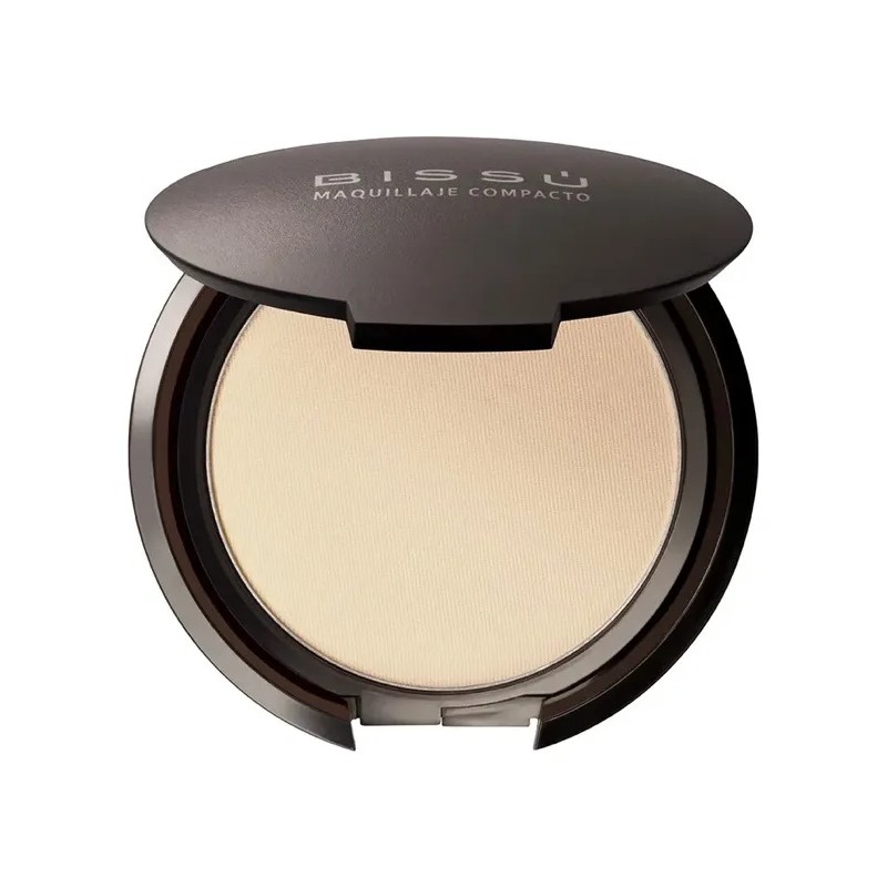 Maquillaje Polvo Compacto Para Rostro Bissu Tono 01 translucid
