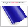 Ramya Smooth Solid Color Royal Blue Faux Leather Sheets 1Rolls