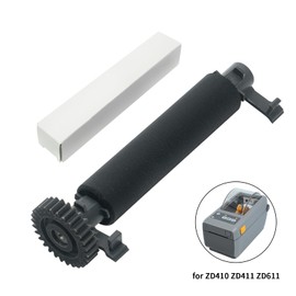 Platen Roller for Zebra ZD410 ZD411 Thermal Label Barcode Mobile Printer,Label Maker Roller Support Printer,203dpi 300dpi P/N:P1079903-003 (Including Gear Parts)