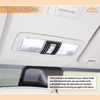 Aunginsy Inner Front Row Roof Reading Light Panel Trim Sticker