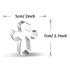 WJSYSHOP Crucifix Cross Crucifixion Shaped Cookie Cutter - H
