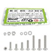 351Pcs #6-32#8-32#10-24 Machine Screws Nuts and Bolts Assortment Kit,Phillips Pan