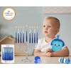 The Dreidel Company 2-Pack, 45 Dripless Deluxe Tapered Pastel Blue