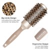 BANGMENG Round Brush Blow Out with Boar Bristles, Nano Thermal