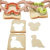 AVANA Stainless Steel Cookie Cutters Sandwich Cutter Cookie Mouse Dinosaur