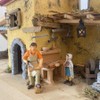 FADEDA Workbench/Height: 8 cm/Hand-Painted/Detailed Nativity Figures - Christmas Table Decoration