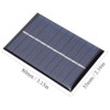 2Pcs 0.6W 5V Polysilicon Panel solar Generador solar port¨¢til M¨®dulo
