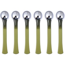 EXCEART Metal Eye Cream Rod 6pcs Eye Cream Face Eye Roller Massage Eye Care Applicator Wand Stick Metal Eye Cream Roller Wand
