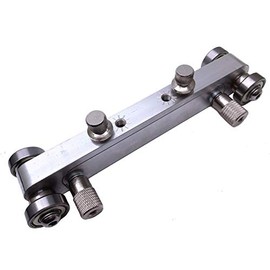 Jiayouy Adjustable Guitar Nut & Bridge Sander Luthier Tool for Electric Acoustic Guitar Bass Silver