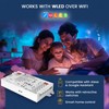 WLED Smart LED Strip Controller with Mic, uses WLED app,