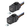 2 Pack Waterproof Relays and Harness Kit 40A 14V DC,