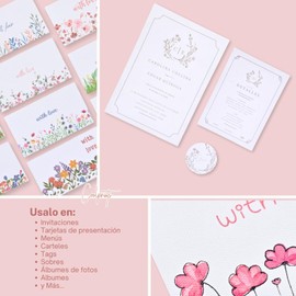 Coolprints Cartulina Texturizada Blanca Tamaño A4 230gr 21cm x 29.7cm 10 Piezas (Blanco)