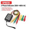 Digital Phase Indicator,Portable Phase Tester,SP8030 3 Phase Rotation Meter,High Accuracy