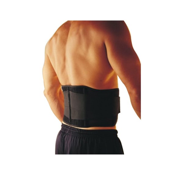 HealthAndYoga(TM) Magnetic Lumbar Support Back Belt - 4-way power of
