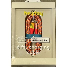 For Apple heyday™ with Jessie Lin 6' ft Lightning to USB-C Braided Cable