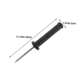 Abaodam 3pcs Spring Loaded Soccer Flagpole Holders Ground Stakes for Agility Training Football Pole Fixing Nails Sports Speed and Reaction Practice Equipment Outdoor Drills