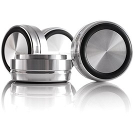 Hifi Lab Aluminium Feet Solid 39 x 17 mm Aluminium Device Feet Audio Absorber Silver 4X Elegant