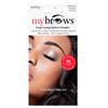 Godefroy MyBrows Long Lasting Eyebrow Transfers, High Arch, Natural Black,