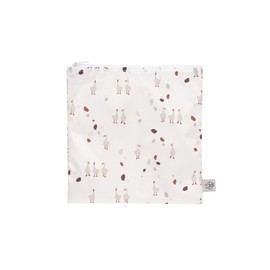 LÄSSIG LÄSSIG Reusable Storage Bag, Snack Bag, 2 Pieces / Snack Bags, Flowers / Goose