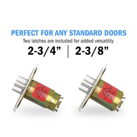 Nuk3y Bella Grade 2 Commercial Duty Cylindrical Knob Lockset UL Rated (Satin Stainless Steel, Entry)