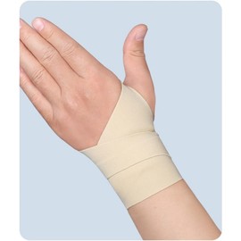 CrescentBay Ultra Thin Wrist Brace - Sport Slim Carpal Tunnel Support for Men and Women, Adjustable, Lightweight, Breathable and Skin Friendly (Right, Black)