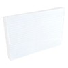 Record Cards White Ruled Index Cards 6mm Lined Margin Revision