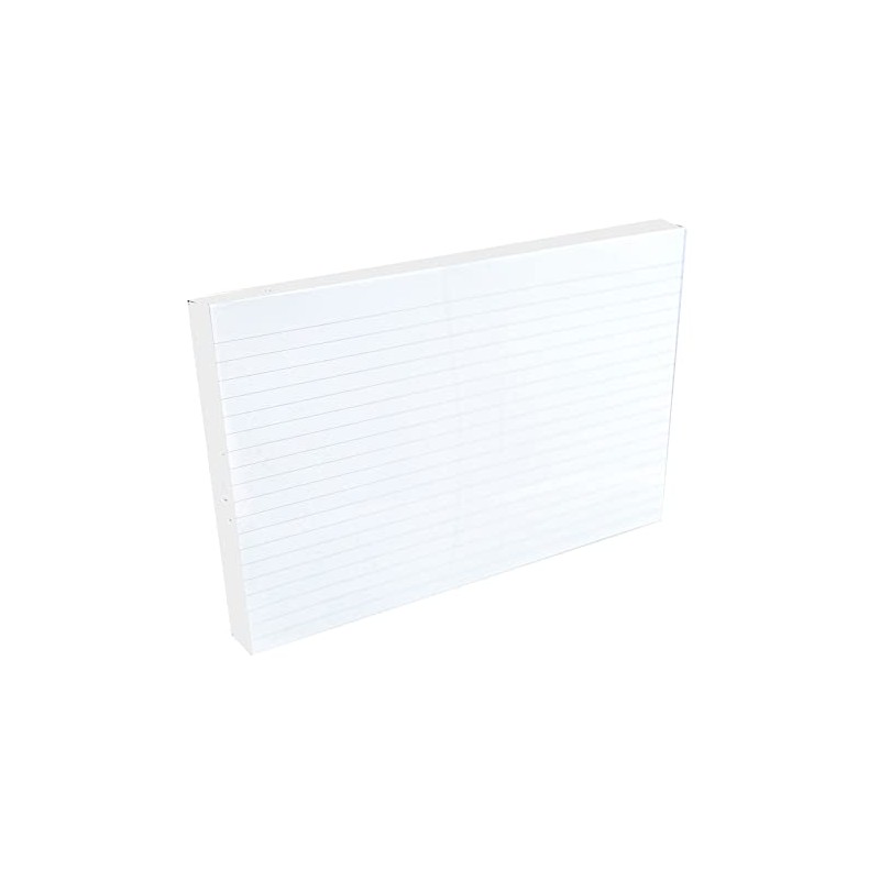 Record Cards White Ruled Index Cards 6mm Lined Margin Revision
