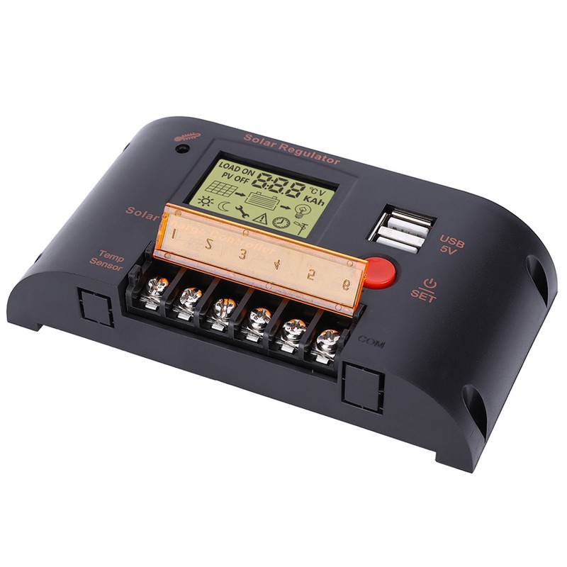 Solar Panel Regulator Photovoltaic Power Generation Controller 10A for Lead